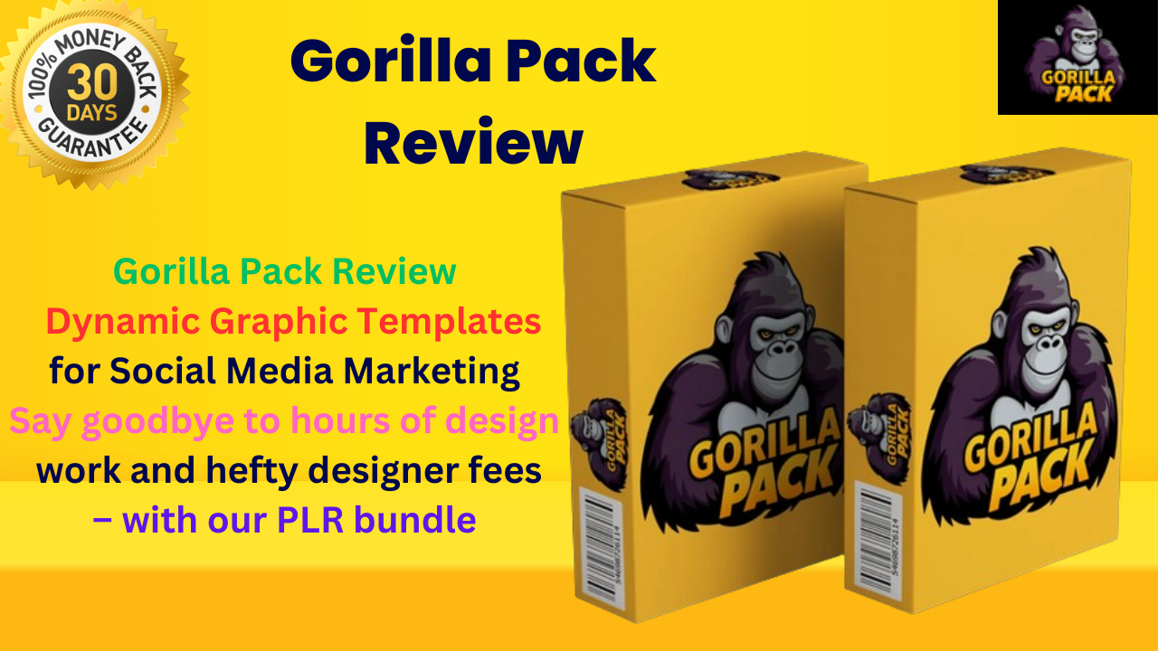 Gorilla Pack Review - Dynamic Graphic Templates for Social Media