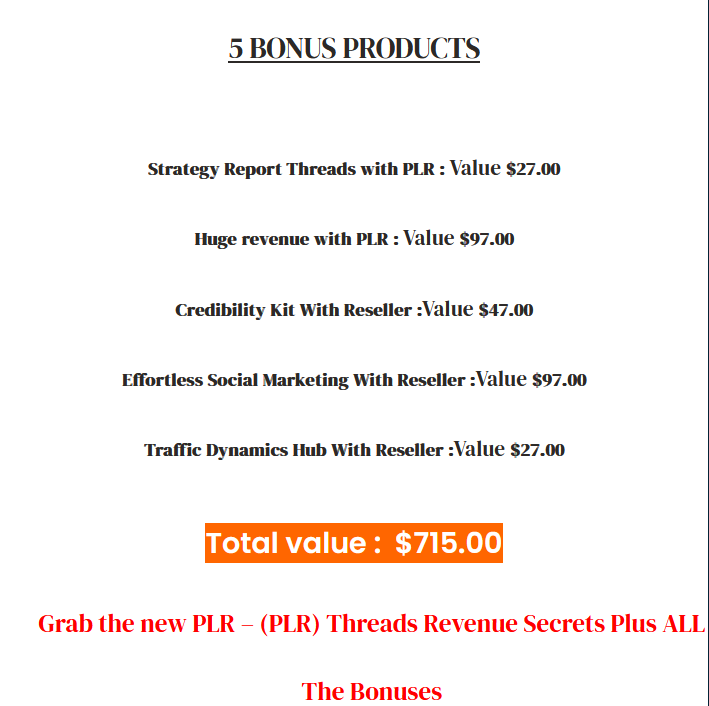 Threads Revenue Secrets Review